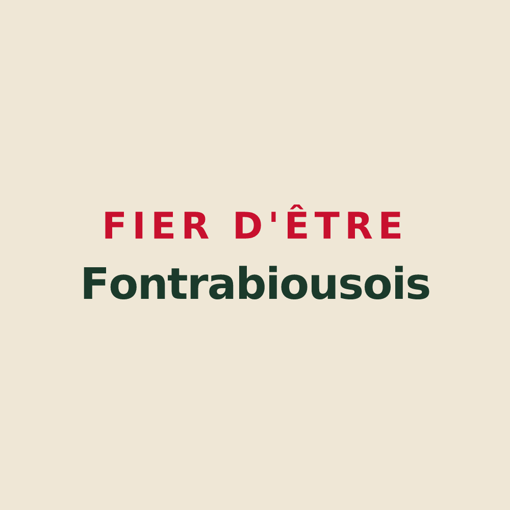 Tote bag « Fier d'être Fontrabiousois » — design pour Fontrabiouse