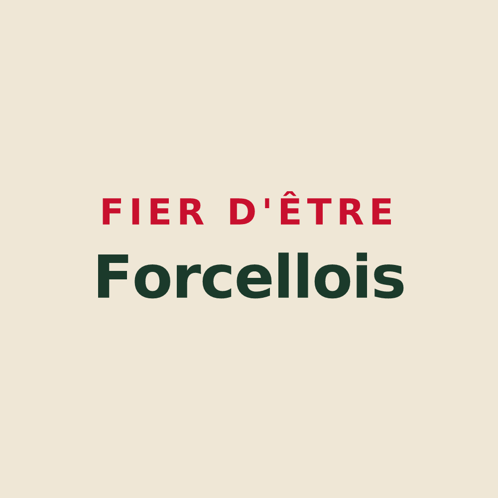 Tote bag « Fier d'être Forcellois » — design pour Forcelles-sous-Gugney