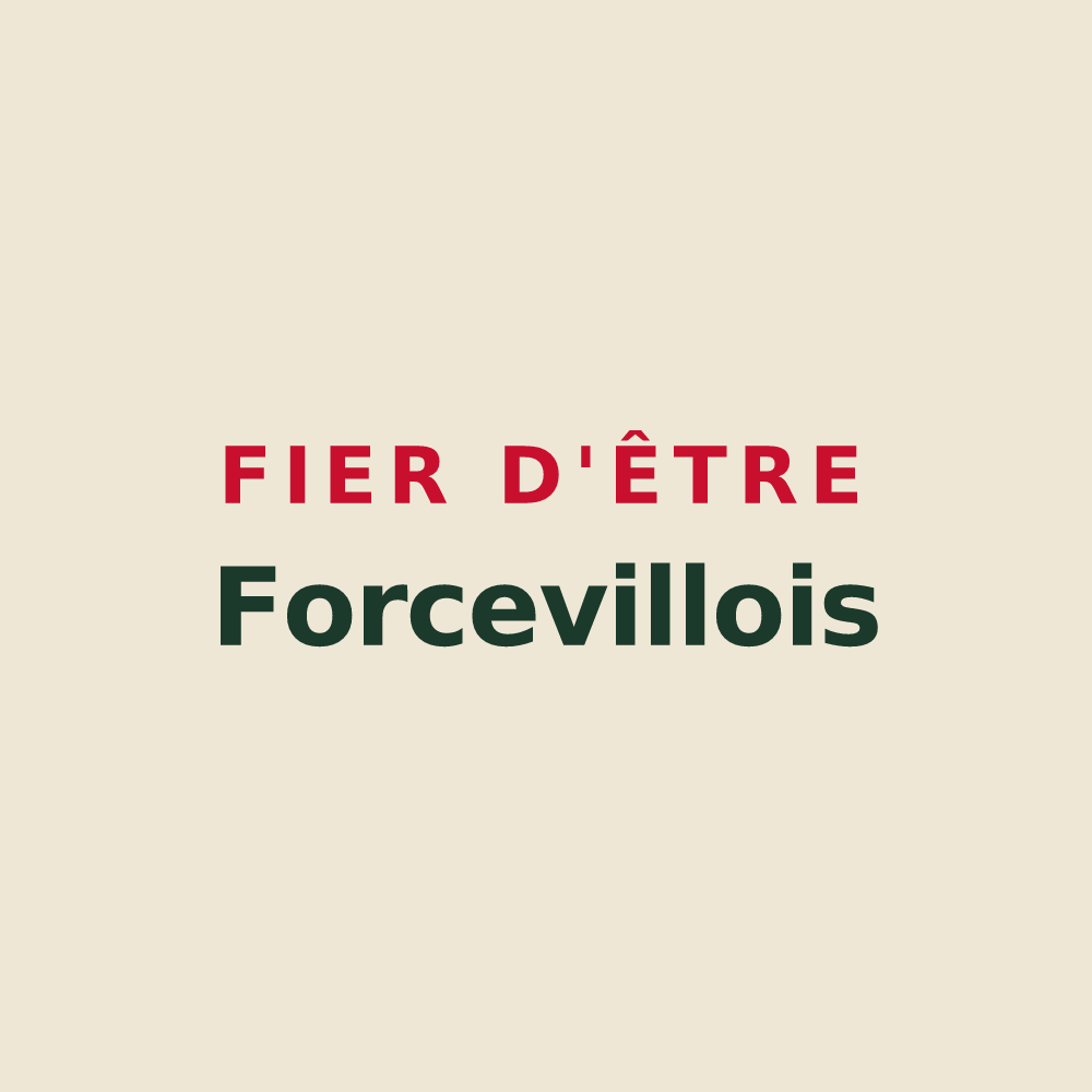 Tote bag « Fier d'être Forcevillois » — design pour Forceville