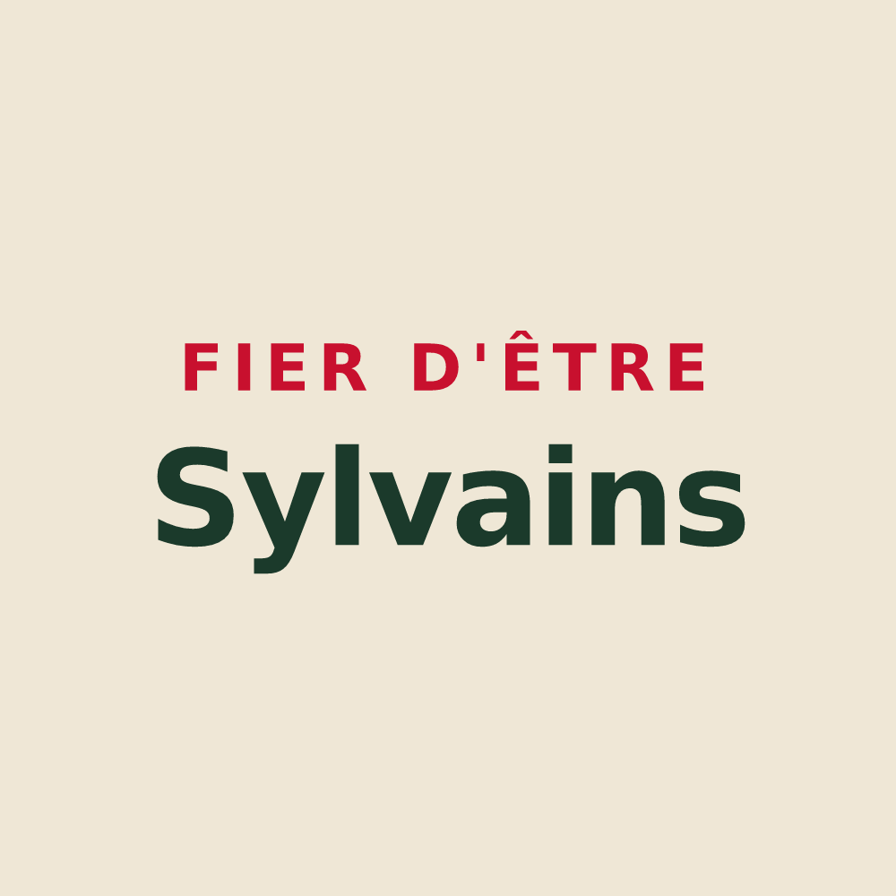 Tote bag « Fier d'être Sylvains » — design pour Forest-l'Abbaye