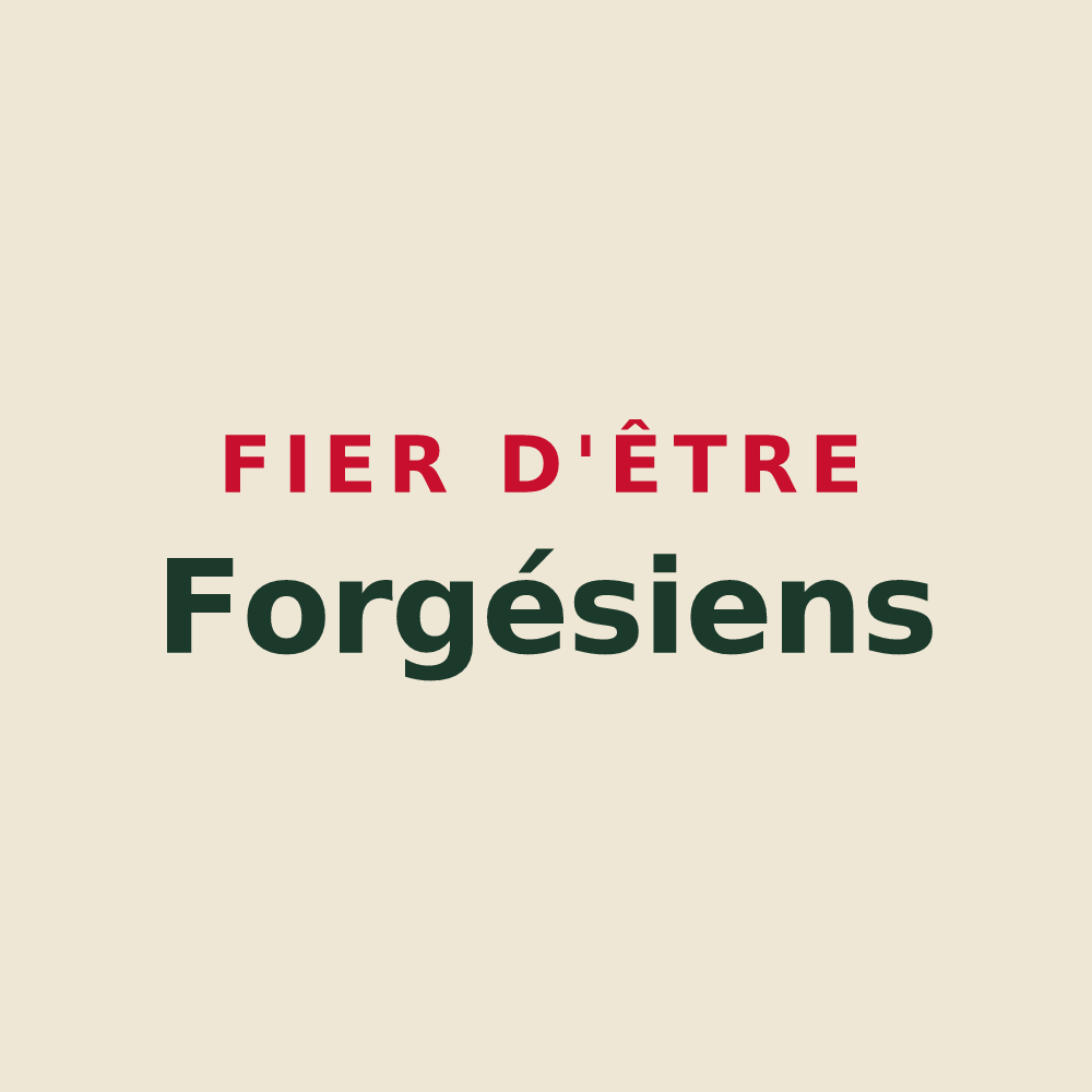 Tote bag « Fier d'être Forgésiens » — design pour Forgès