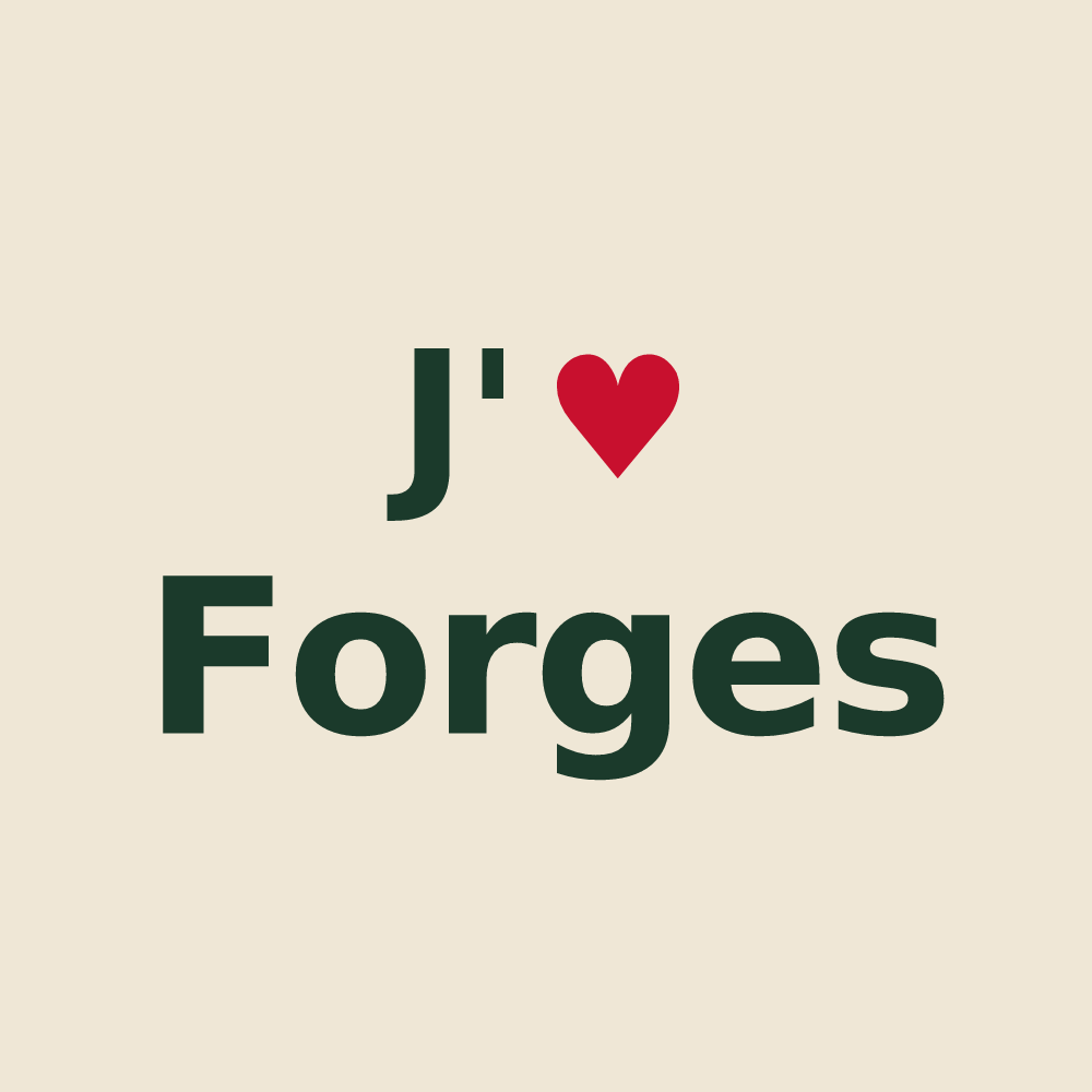Tote bag personnalisé Forges — design J'aime Forges