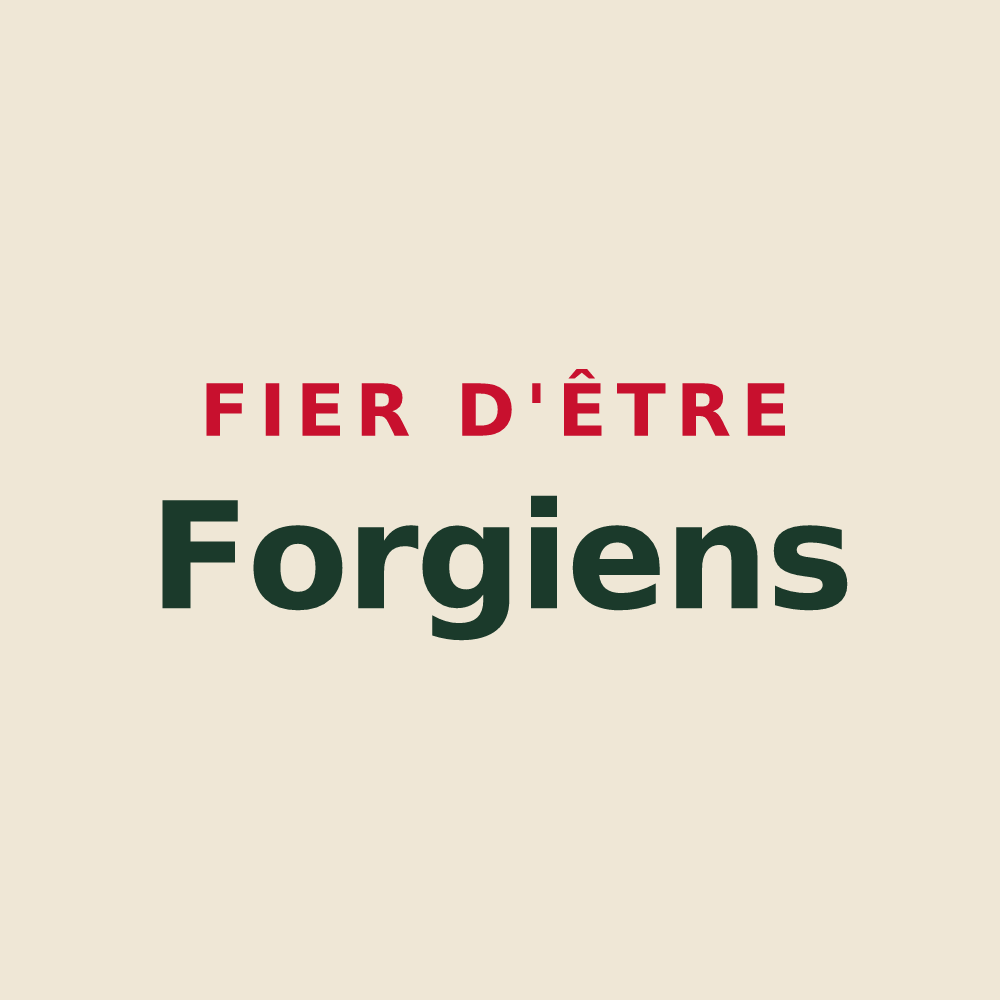 Tote bag « Fier d'être Forgiens » — design pour Forges