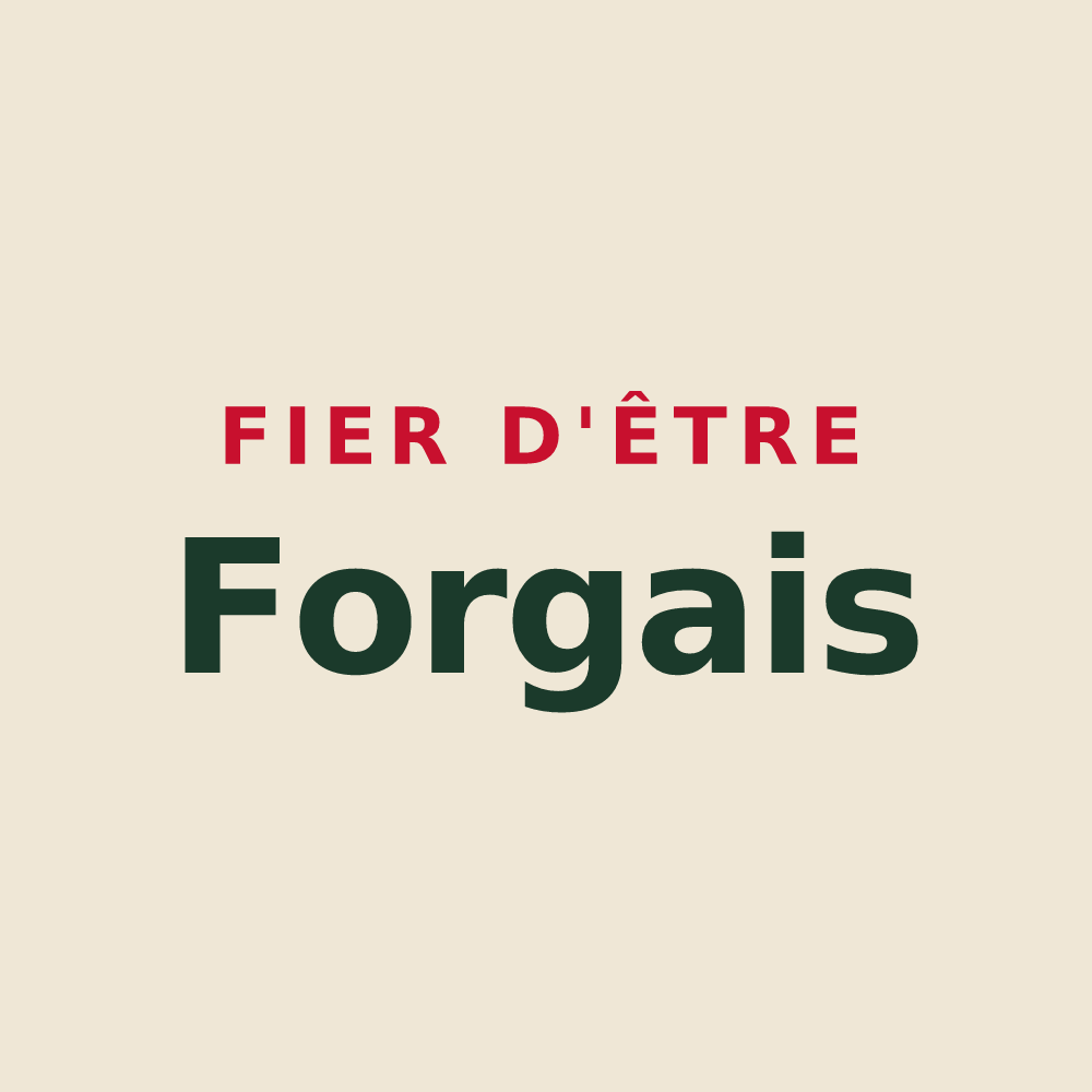 Tote bag « Fier d'être Forgais » — design pour Forgues