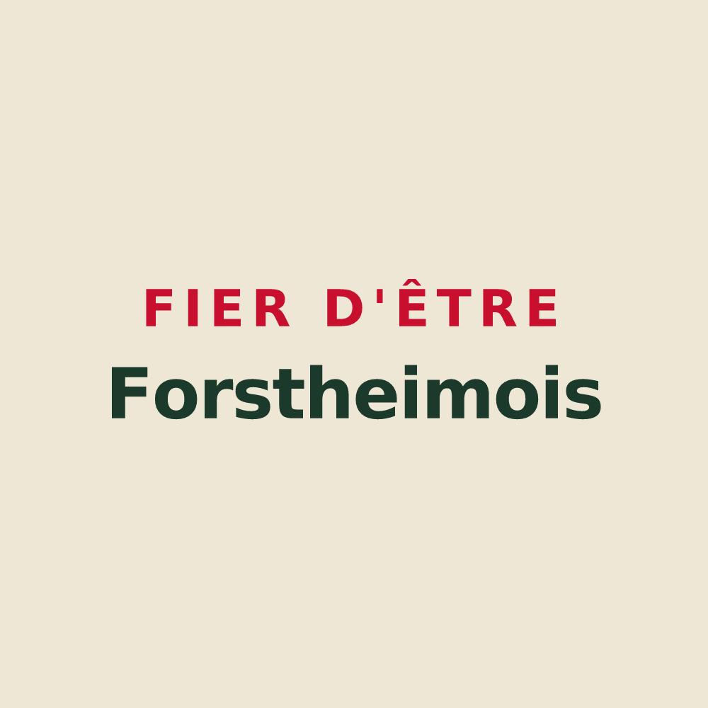 Tote bag « Fier d'être Forstheimois » — design pour Forstheim