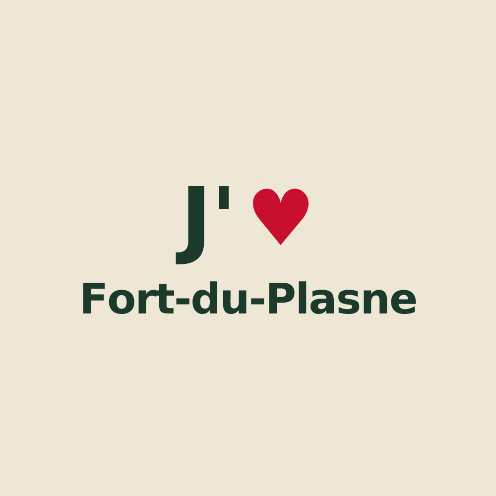 Tote bag personnalisé Fort-du-Plasne — design J'aime Fort-du-Plasne