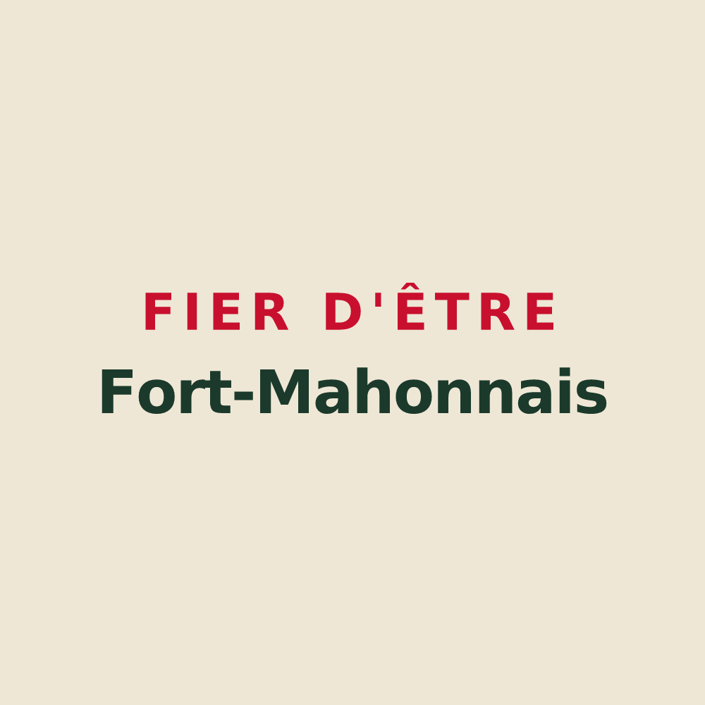 Tote bag « Fier d'être Fort-Mahonnais » — design pour Fort-Mahon-Plage