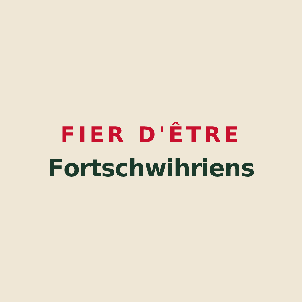 Tote bag « Fier d'être Fortschwihriens » — design pour Fortschwihr