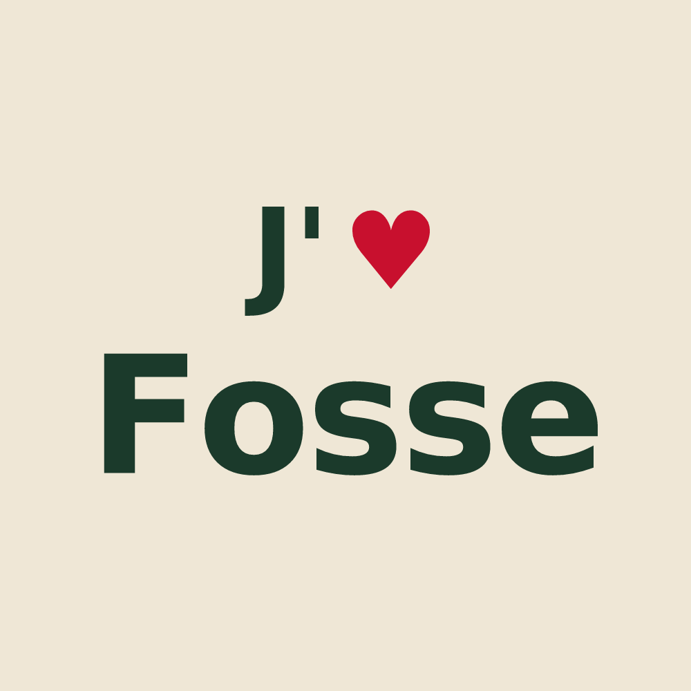 Tote bag personnalisé Fosse — design J'aime Fosse