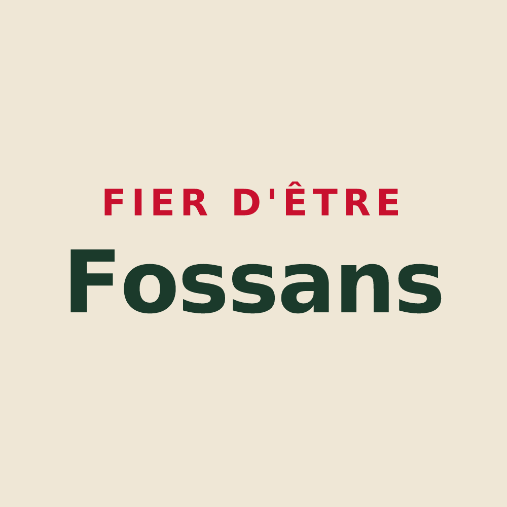 Tote bag « Fier d'être Fossans » — design pour Fosse
