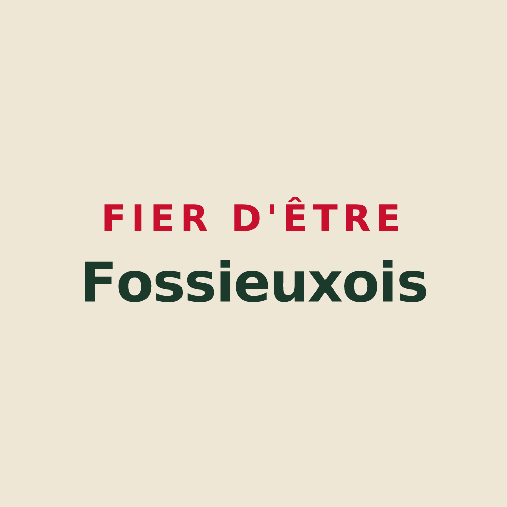 Tote bag « Fier d'être Fossieuxois » — design pour Fossieux