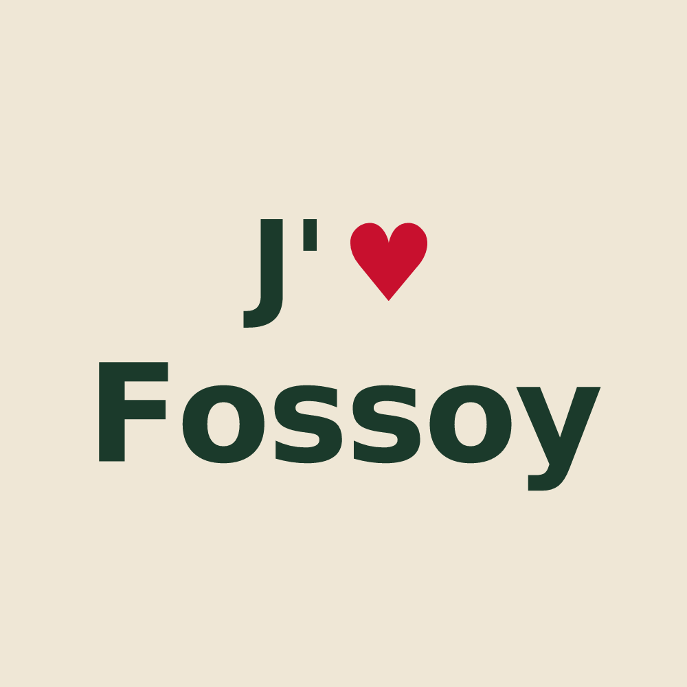 Tote bag personnalisé Fossoy — design J'aime Fossoy