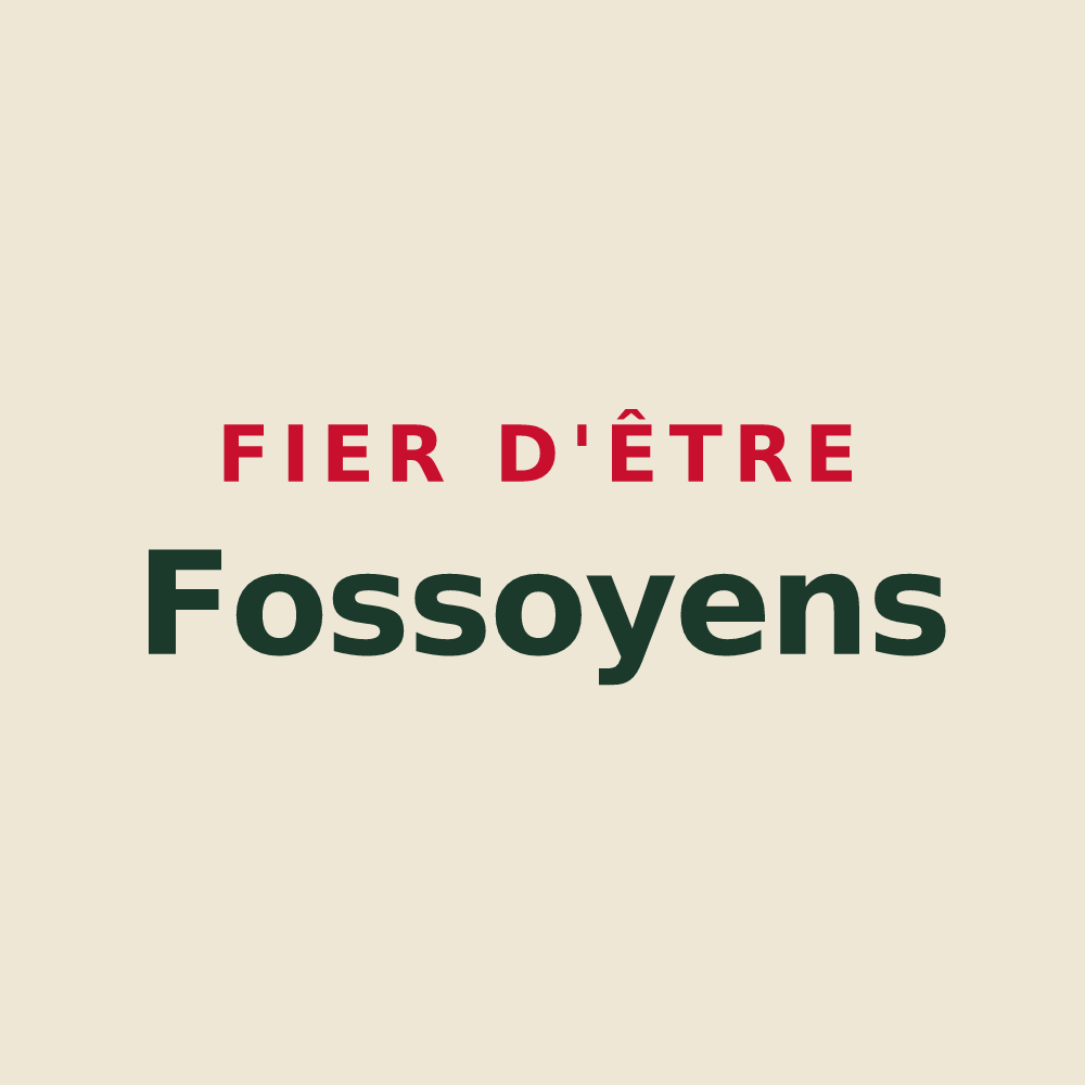 Tote bag « Fier d'être Fossoyens » — design pour Fossoy