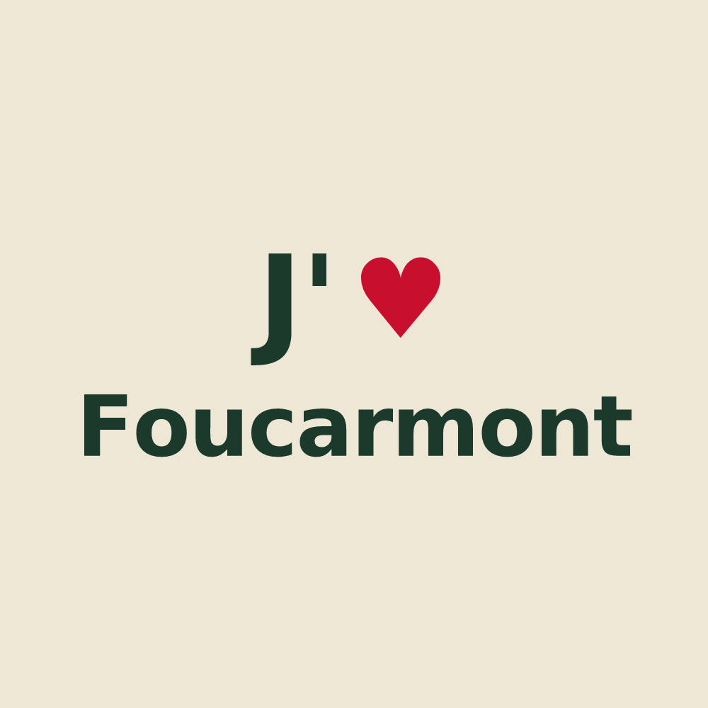 Tote bag personnalisé Foucarmont — design J'aime Foucarmont