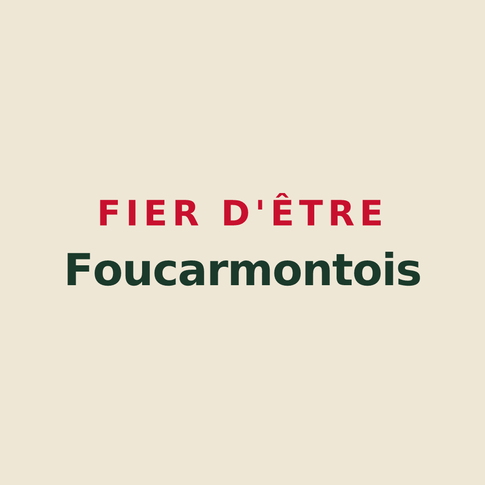 Tote bag « Fier d'être Foucarmontois » — design pour Foucarmont