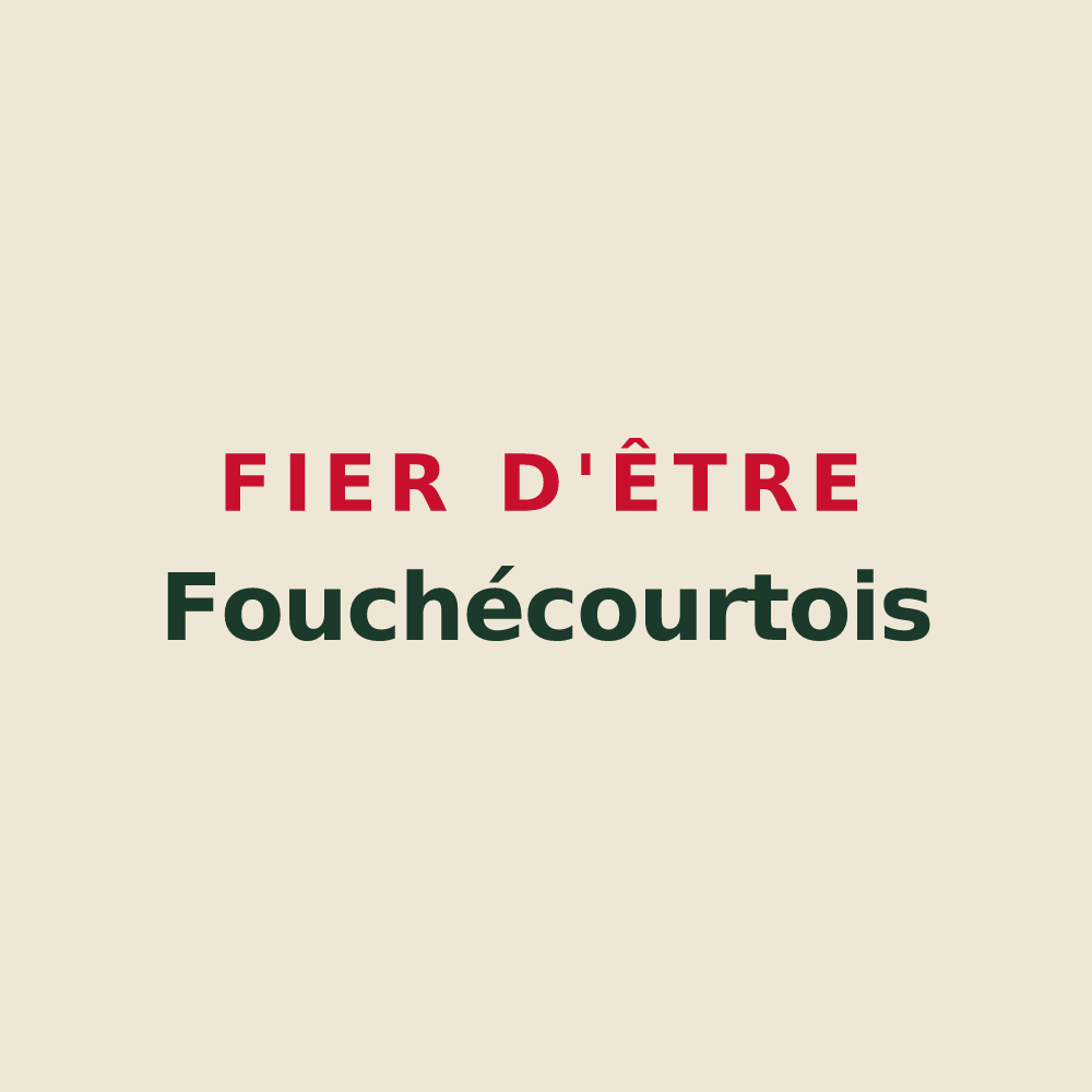Tote bag « Fier d'être Fouchécourtois » — design pour Fouchécourt