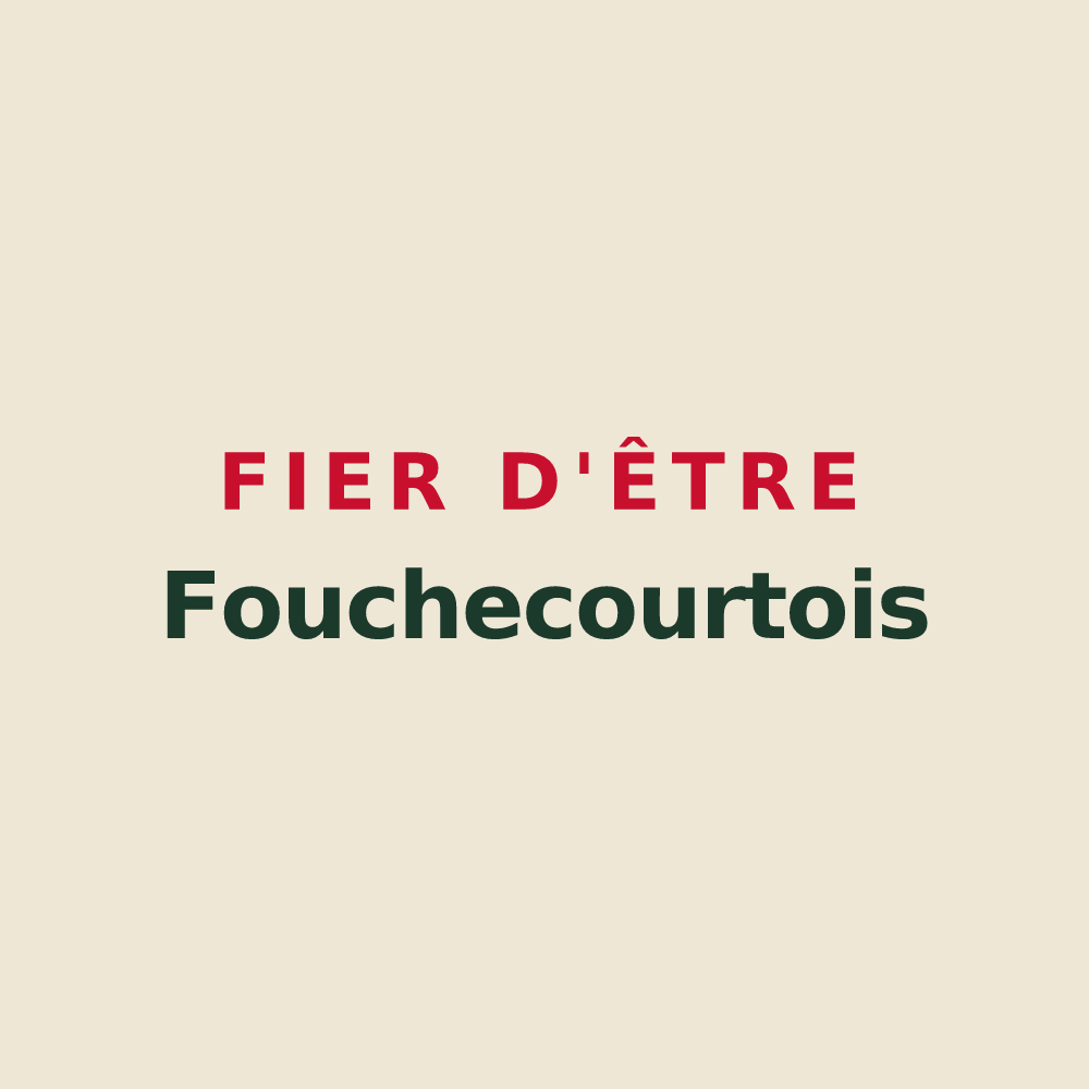 Tote bag « Fier d'être Fouchecourtois » — design pour Fouchécourt