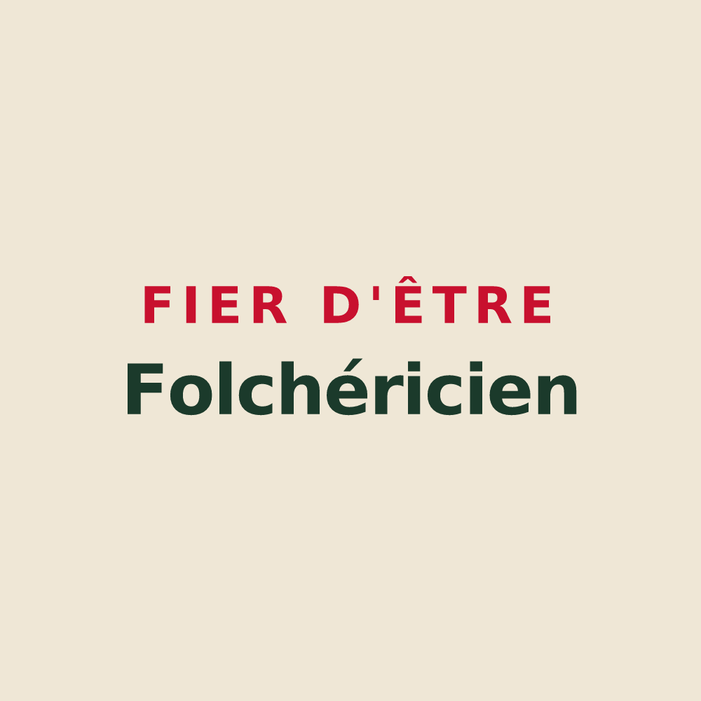 Tote bag « Fier d'être Folchéricien » — design pour Fouchères