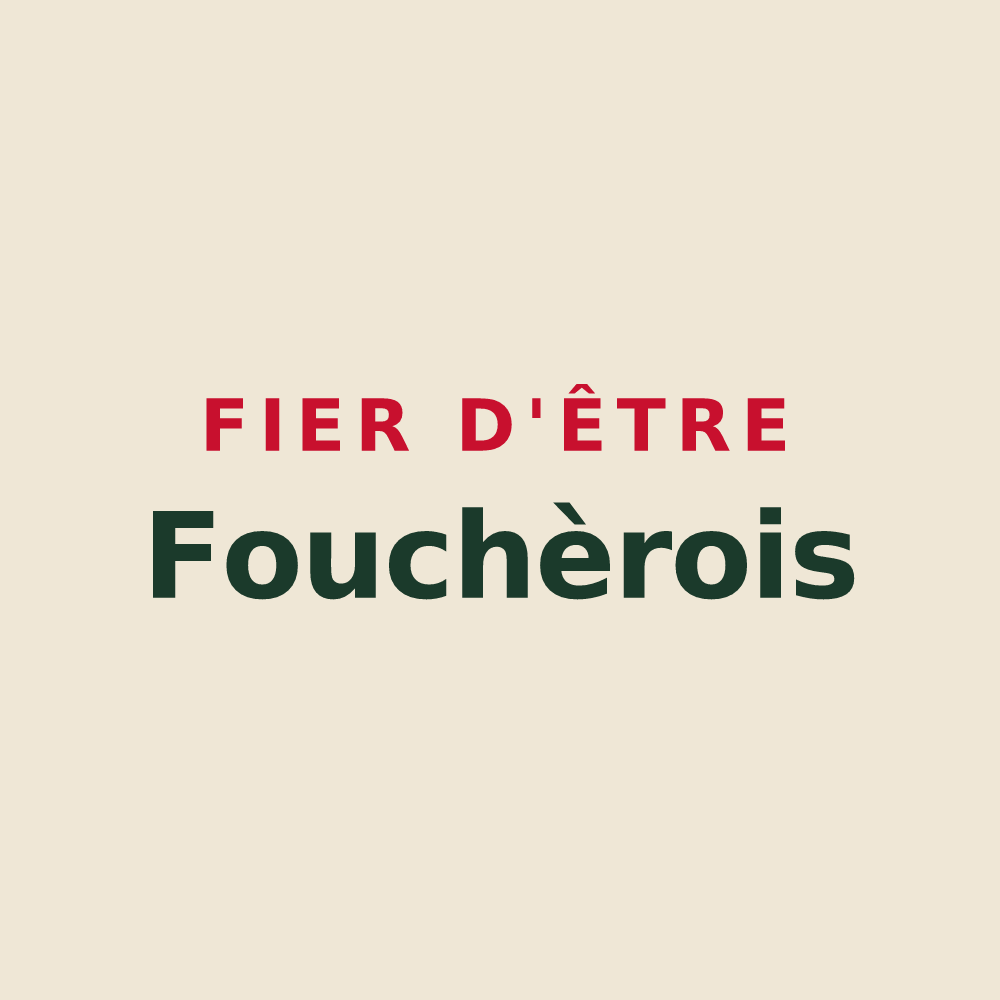 Tote bag « Fier d'être Fouchèrois » — design pour Fouchères-aux-Bois