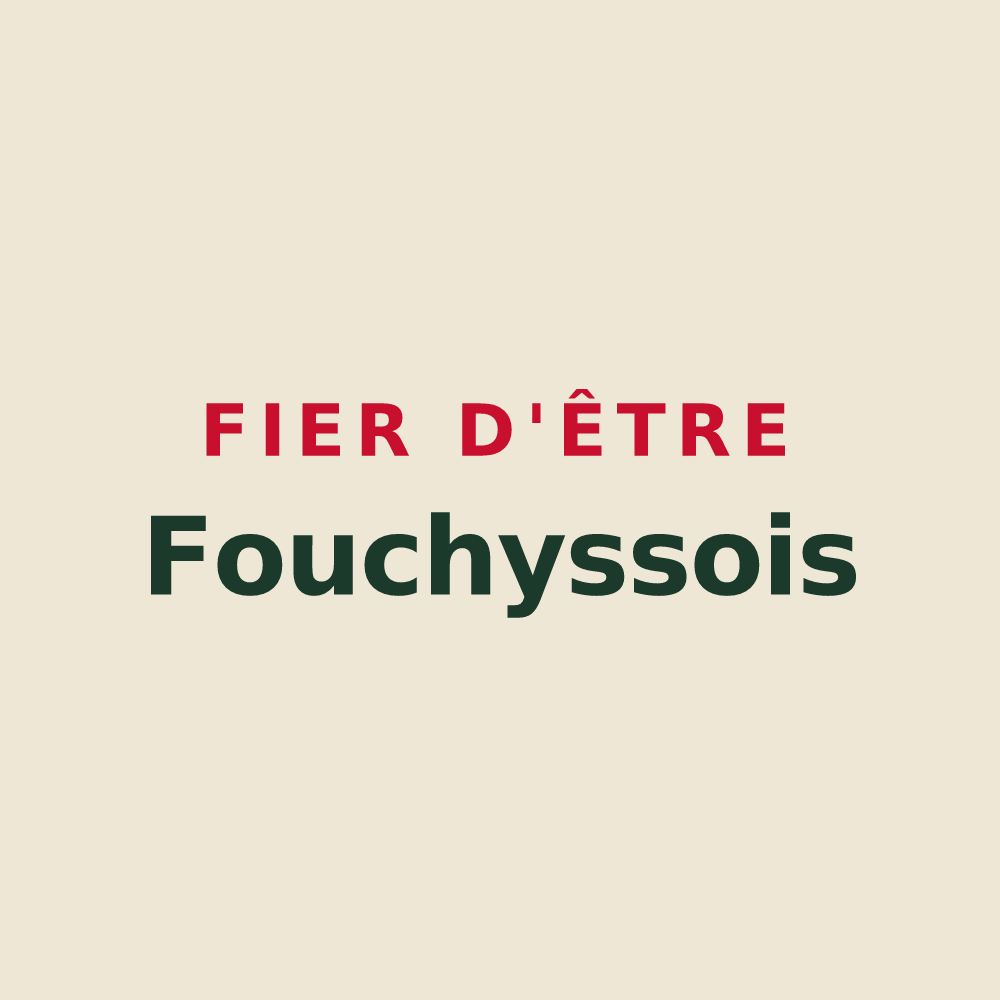 Tote bag « Fier d'être Fouchyssois » — design pour Fouchy