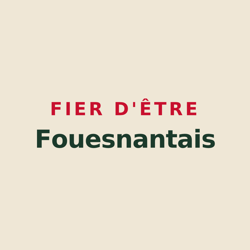 Tote bag « Fier d'être Fouesnantais » — design pour Fouesnant