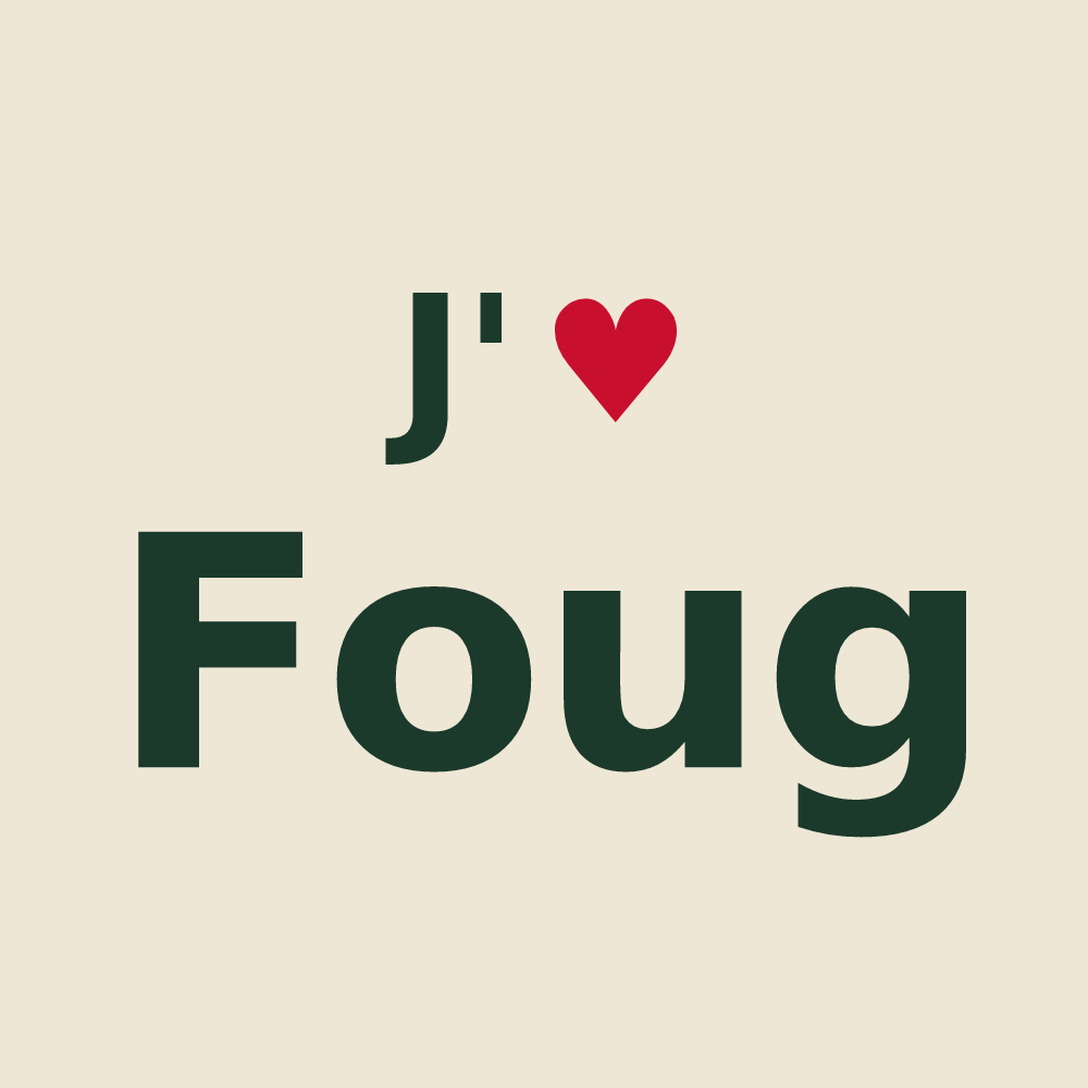 Tote bag personnalisé Foug — design J'aime Foug