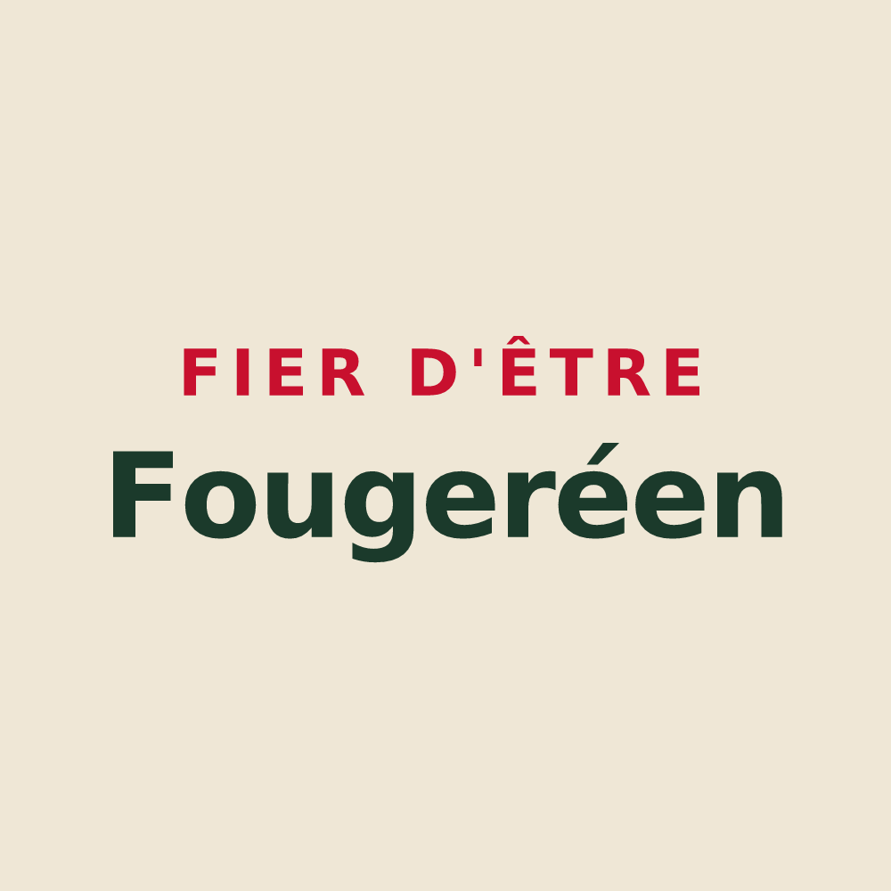 Tote bag « Fier d'être Fougeréen » — design pour Fougeré