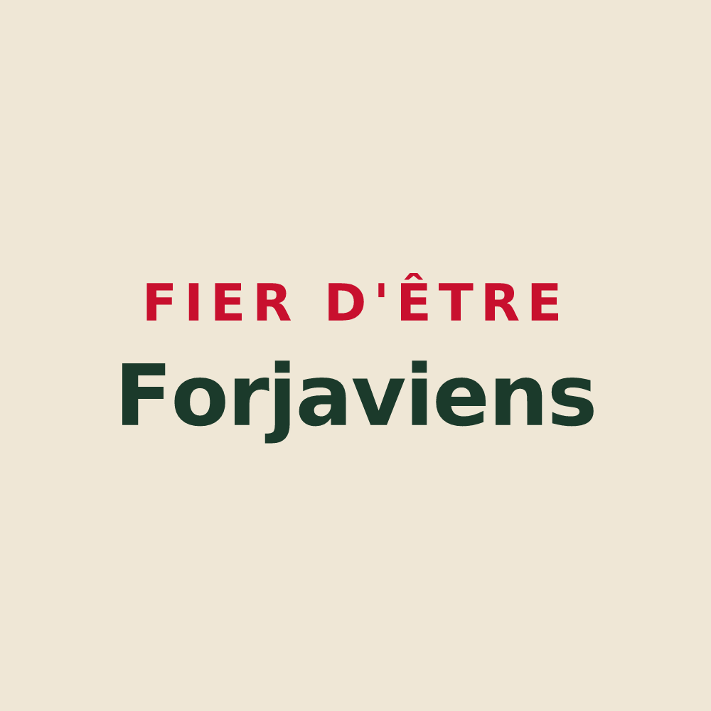 Tote bag « Fier d'être Forjaviens » — design pour Fouju