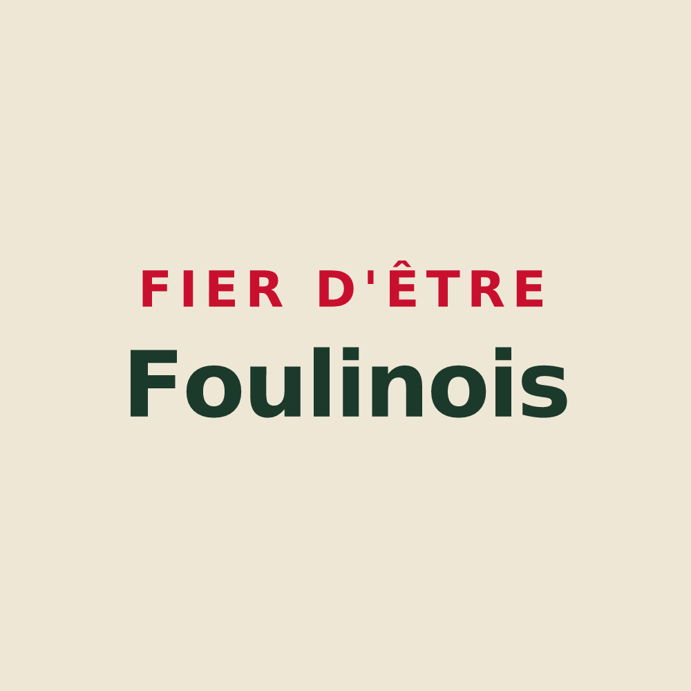 Tote bag « Fier d'être Foulinois » — design pour Foulain