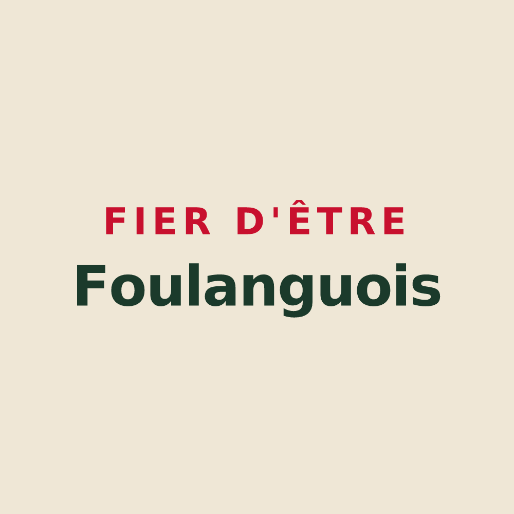Tote bag « Fier d'être Foulanguois » — design pour Foulangues