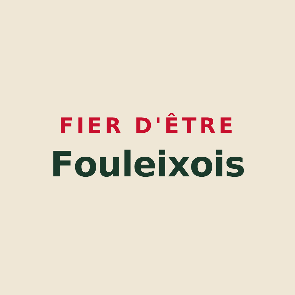 Tote bag « Fier d'être Fouleixois » — design pour Fouleix