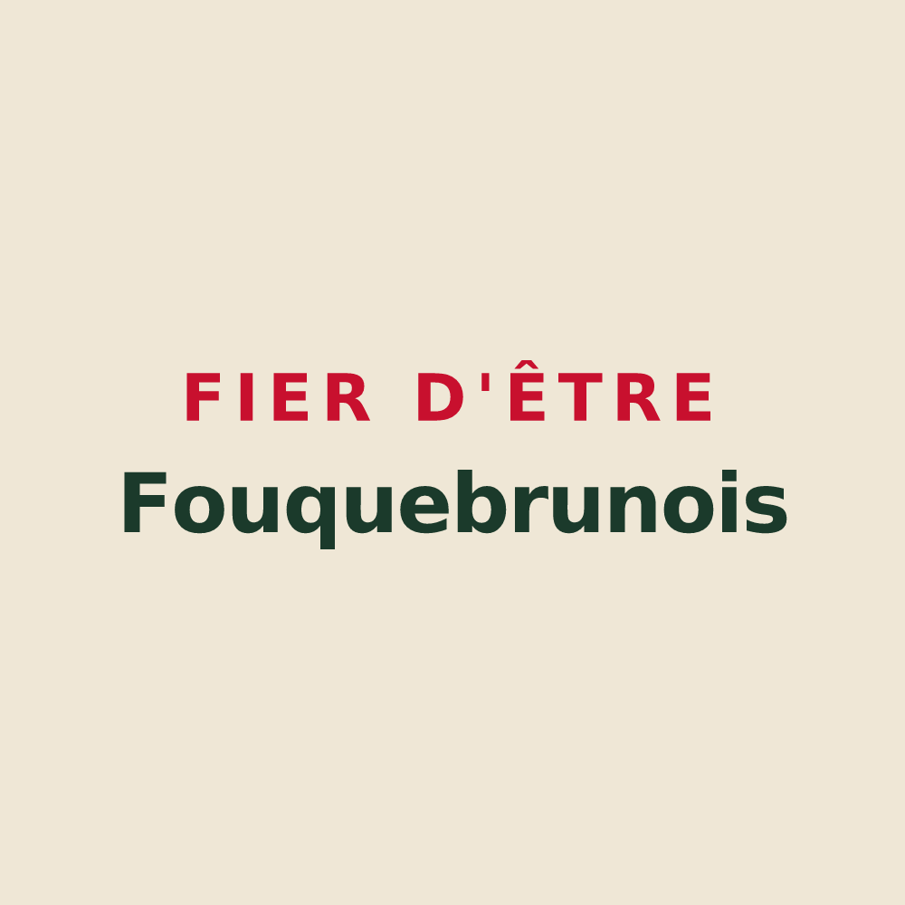 Tote bag « Fier d'être Fouquebrunois » — design pour Fouquebrune