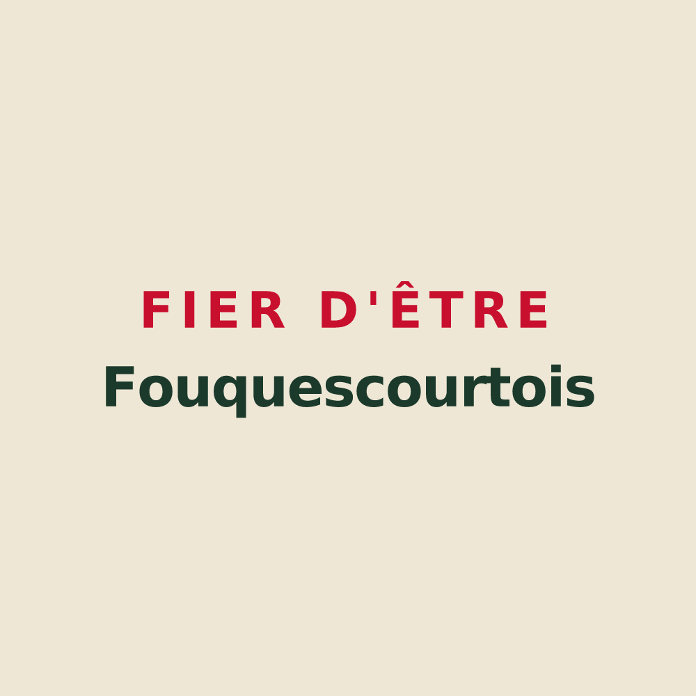 Tote bag « Fier d'être Fouquescourtois » — design pour Fouquescourt