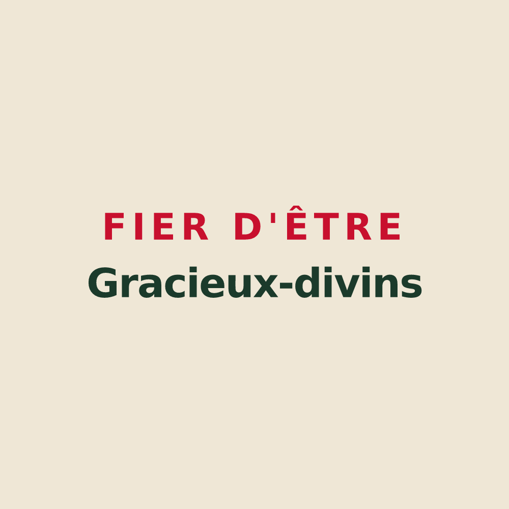 Tote bag « Fier d'être Gracieux-divins » — design pour Fourcès