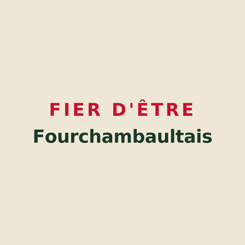 Tote bag « Fier d'être Fourchambaultais » — design pour Fourchambault