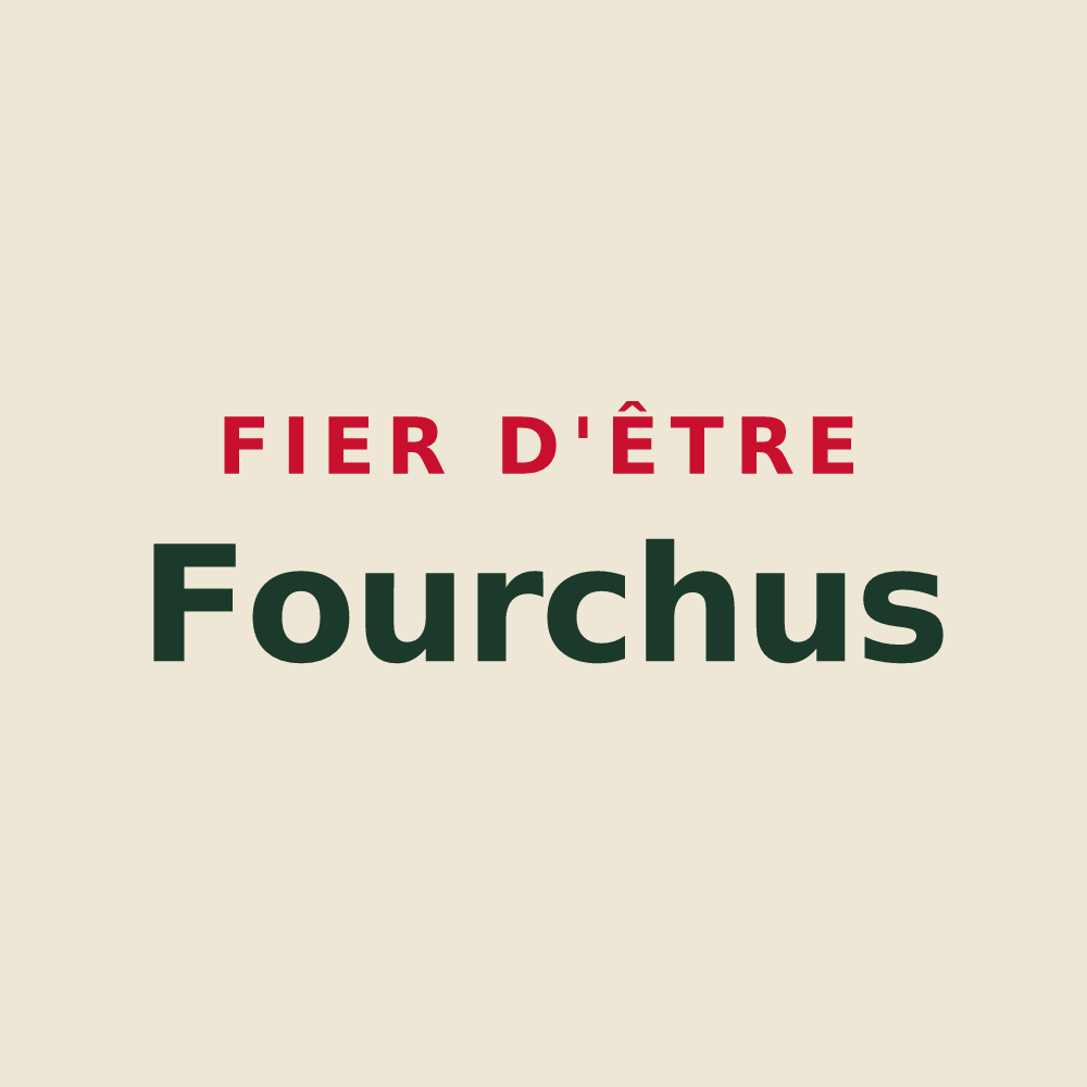 Tote bag « Fier d'être Fourchus » — design pour Fourches
