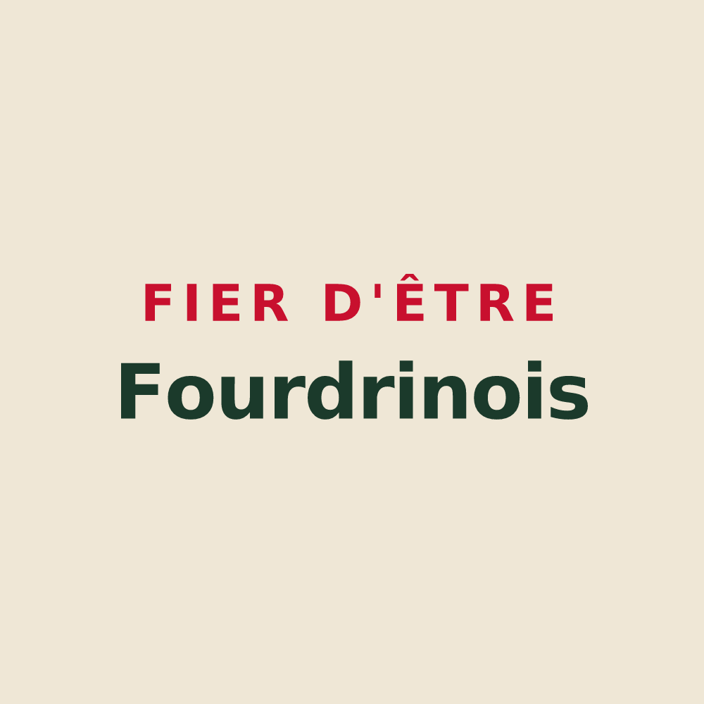 Tote bag « Fier d'être Fourdrinois » — design pour Fourdrain