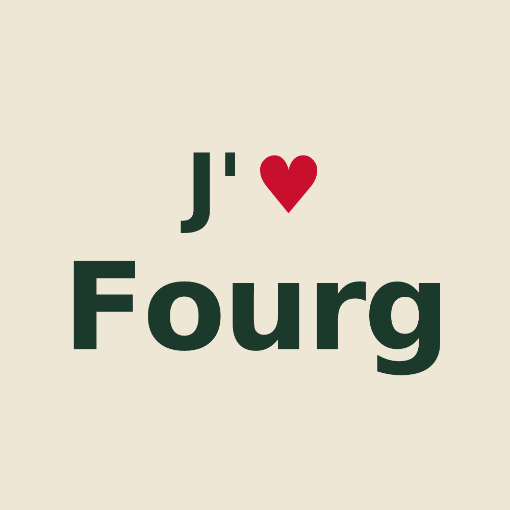 Tote bag personnalisé Fourg — design J'aime Fourg