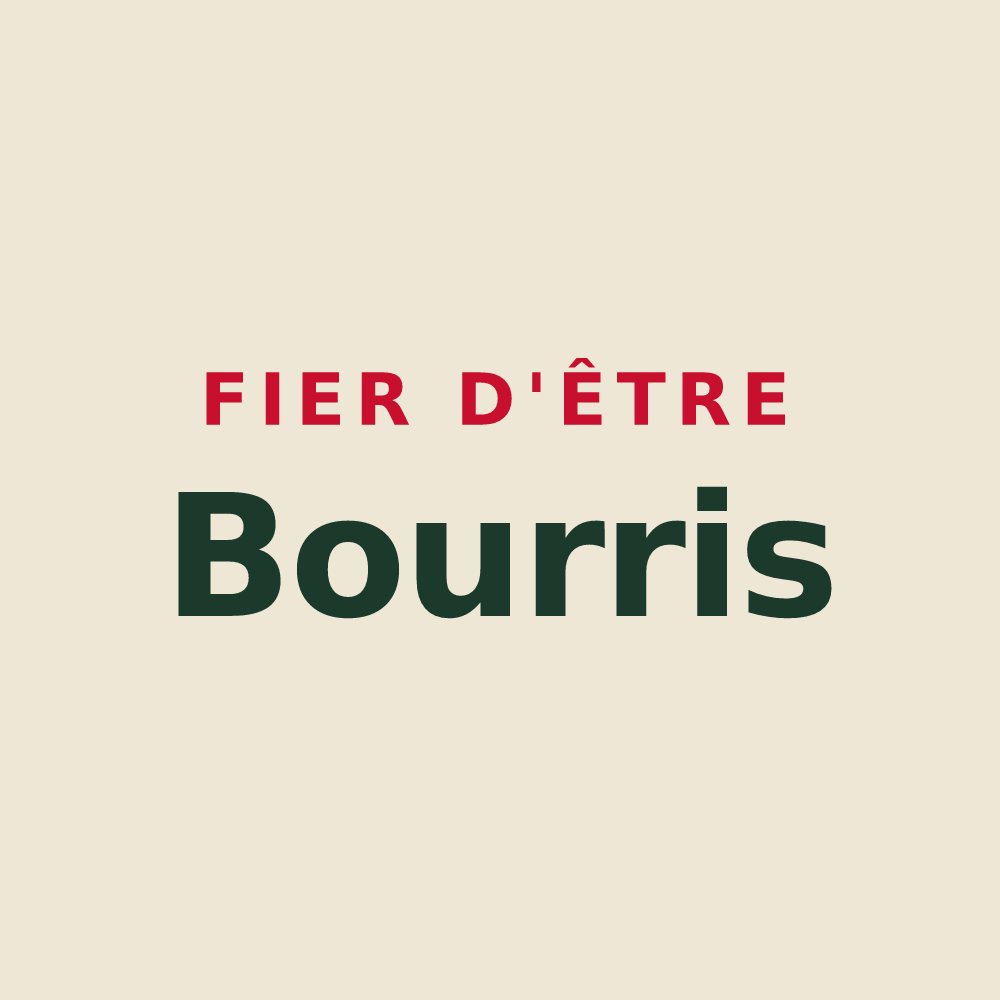 Tote bag « Fier d'être Bourris » — design pour Fourg