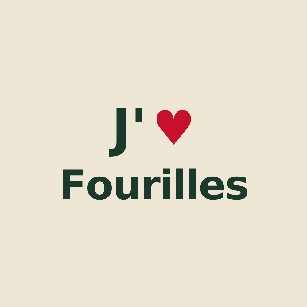 Tote bag personnalisé Fourilles — design J'aime Fourilles