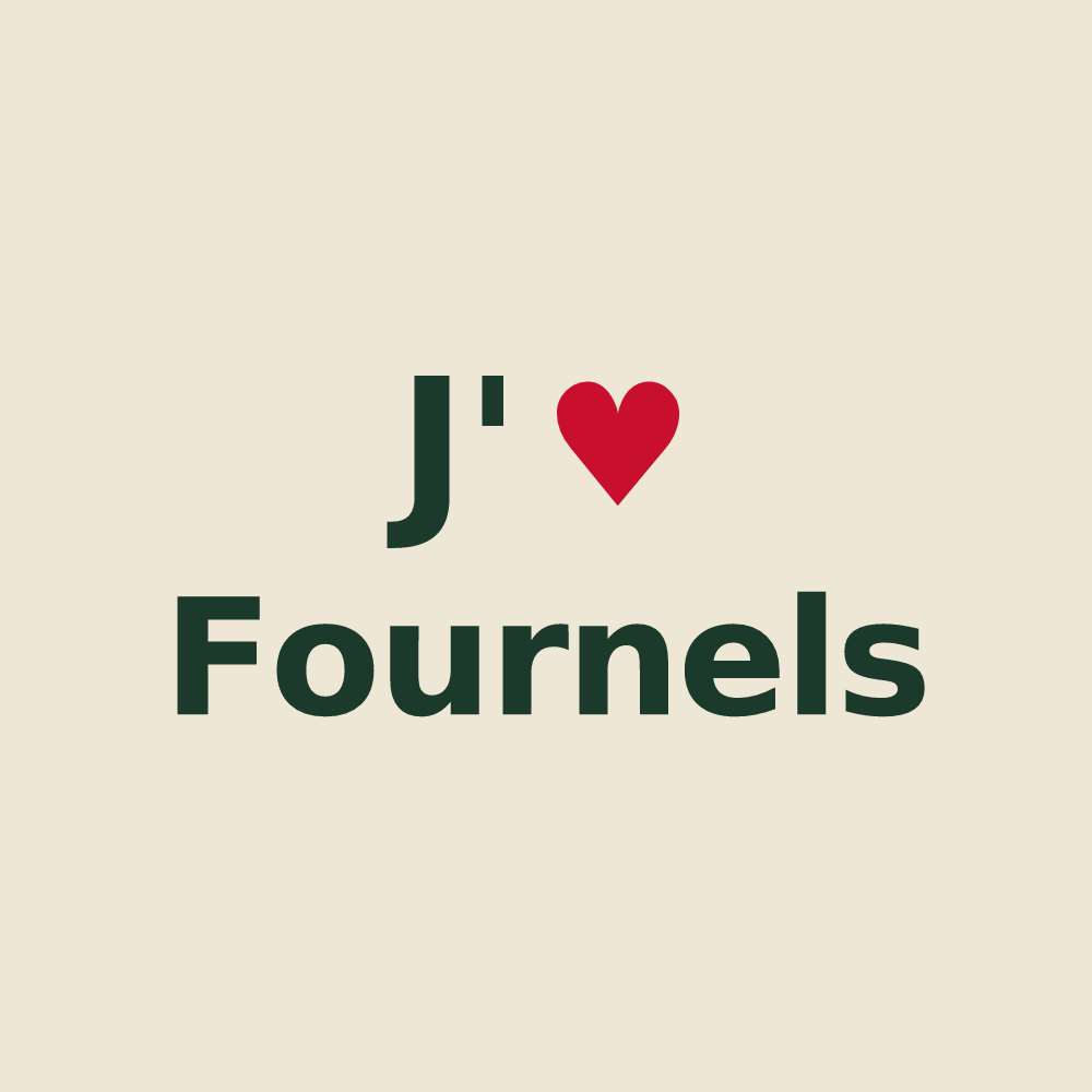 Tote bag personnalisé Fournels — design J'aime Fournels