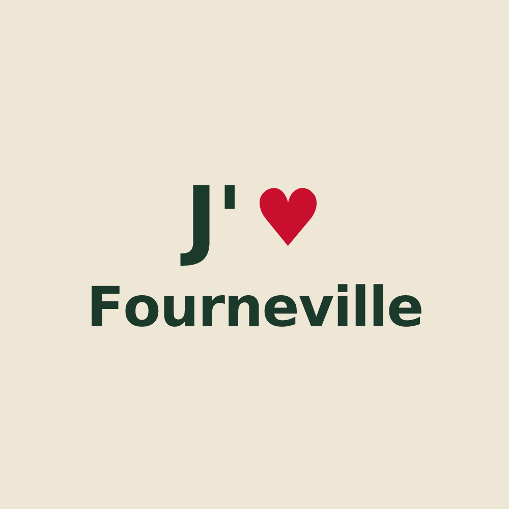 Tote bag personnalisé Fourneville — design J'aime Fourneville