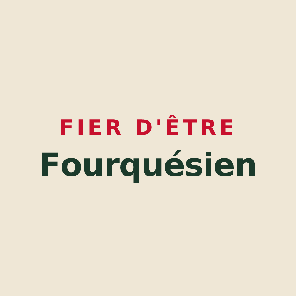 Tote bag « Fier d'être Fourquésien » — design pour Fourques