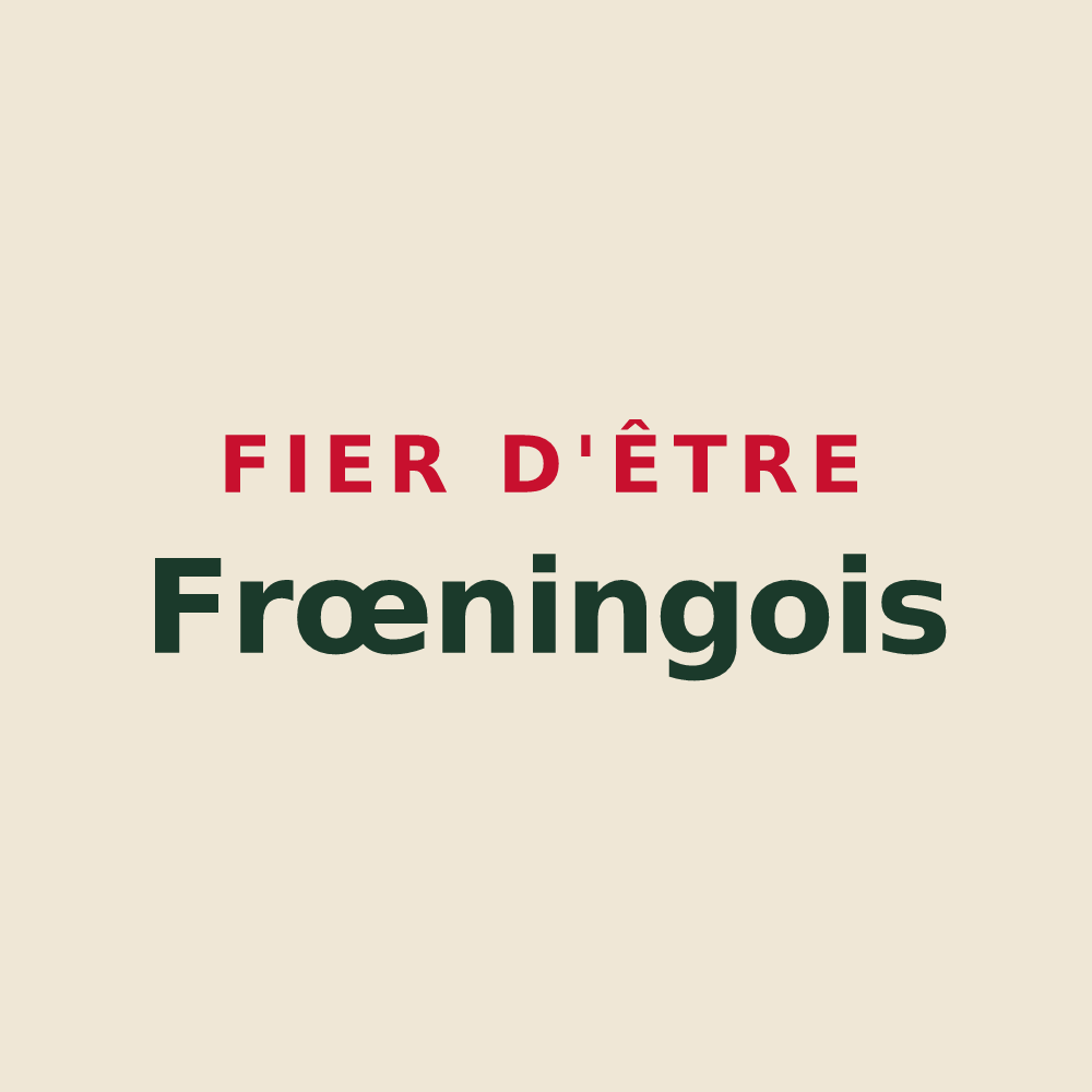 Tote bag « Fier d'être Frœningois » — design pour Frœningen