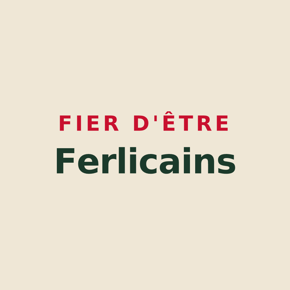 Tote bag « Fier d'être Ferlicains » — design pour Fraillicourt