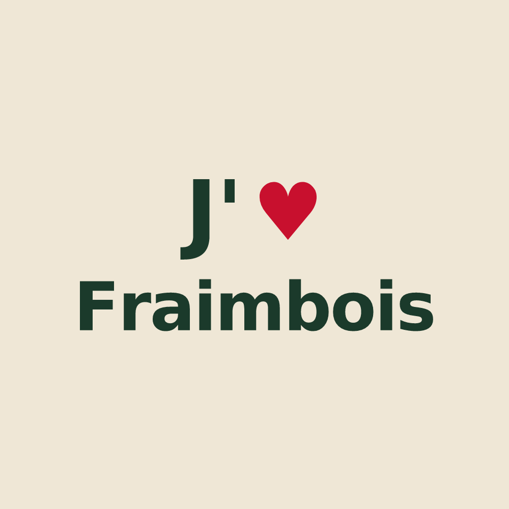Tote bag personnalisé Fraimbois — design J'aime Fraimbois