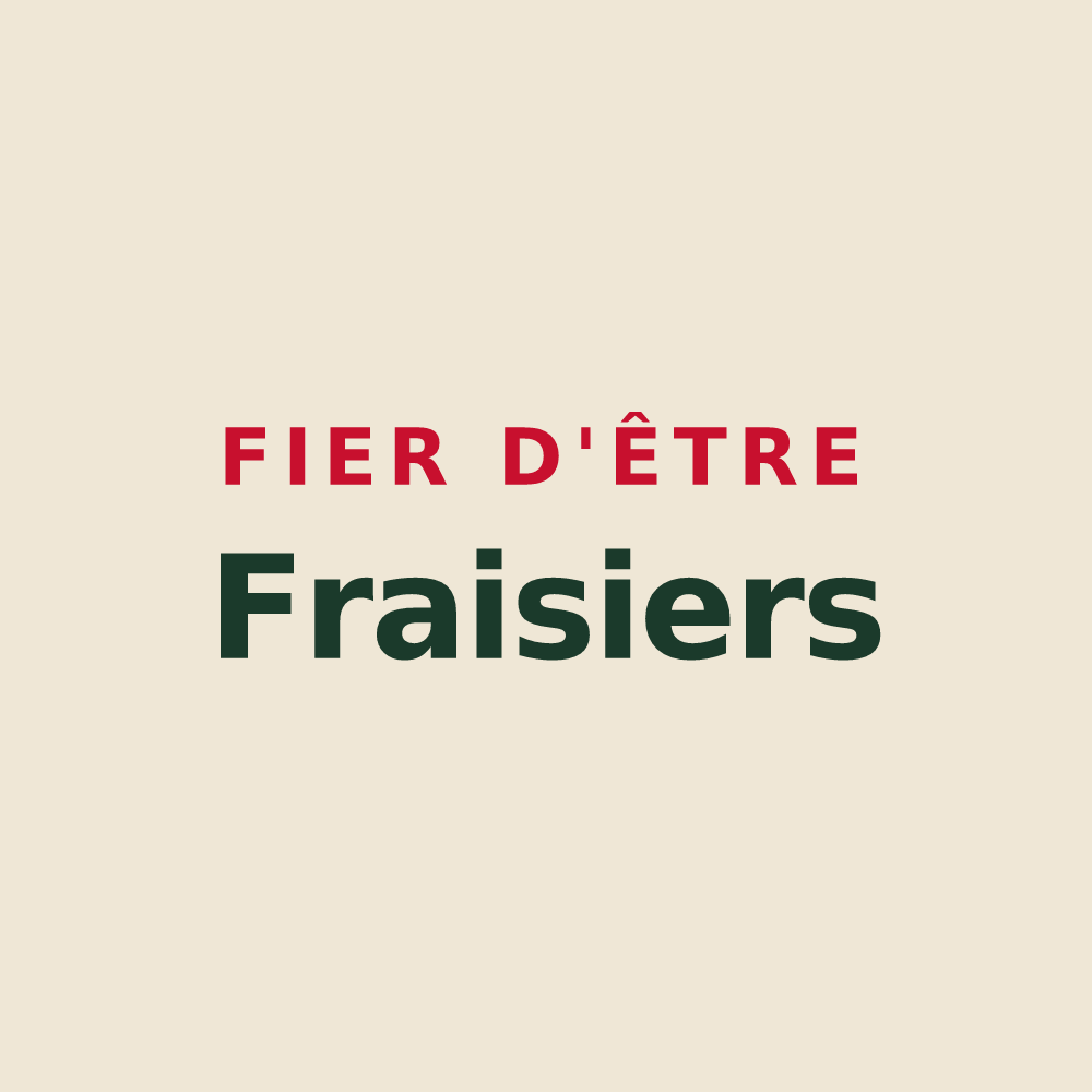 Tote bag « Fier d'être Fraisiers » — design pour Frais