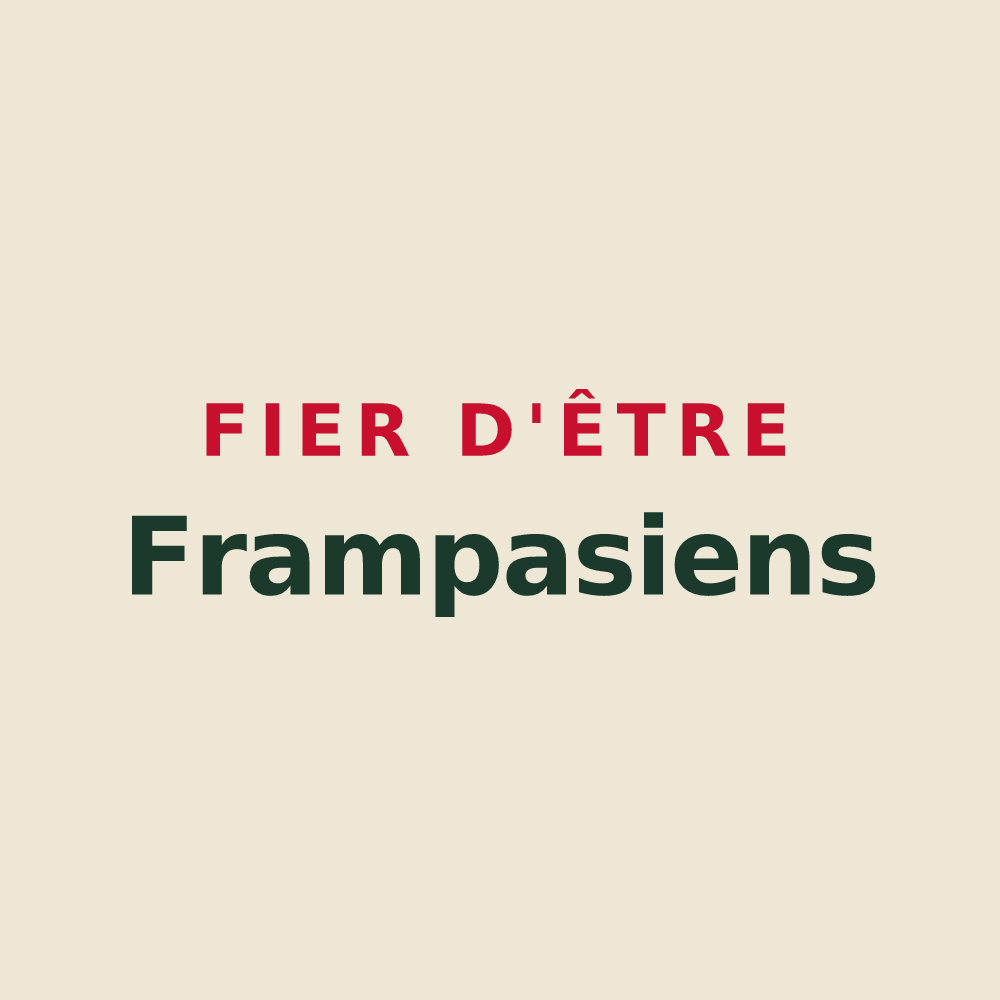 Tote bag « Fier d'être Frampasiens » — design pour Frampas