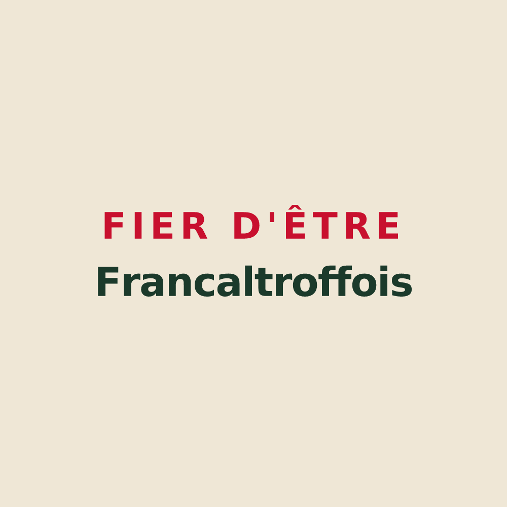 Tote bag « Fier d'être Francaltroffois » — design pour Francaltroff