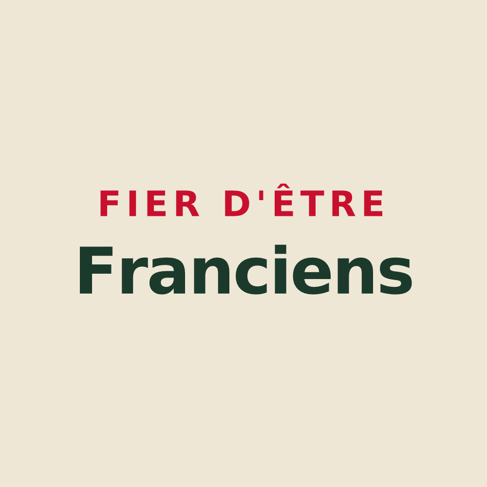 Tote bag « Fier d'être Franciens » — design pour François